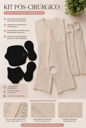 Kit pós cirúrgico usado
