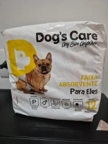 Fraldas higiênica p/ Pets Tam.P c/ 12 un.