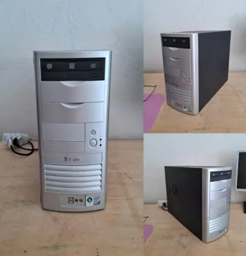 PC Itautec, Ipm41-d3 Lga 775, Intel Duo Core CPU-2.60 GHz, 4gb, HD 160GB.