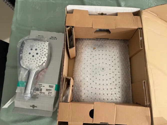Chuveiro de teto Hansgrohe PuraVida 27390001 - Cromado - Novo - Padrão Americano