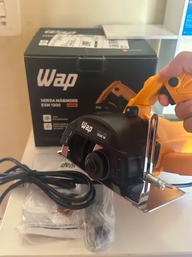 Serra mármore wap, 1300w de potência, 127v (Prduto novo, nunca usado)