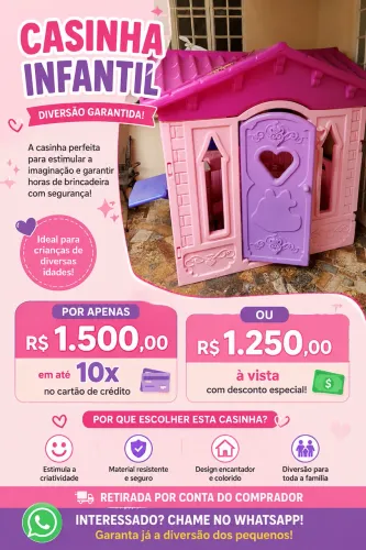 Casinha Infantil Xalingo