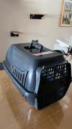 CAIXA DE TRANSPORTE PARA CÃES E GATOS Nº 3 | PRETA