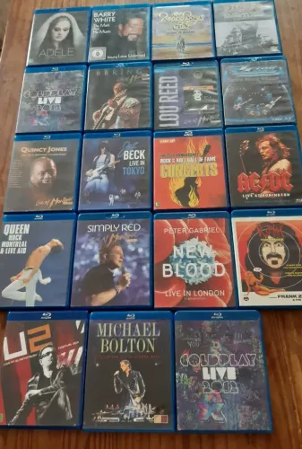 Vendo lote de Blu-rays Musicais
