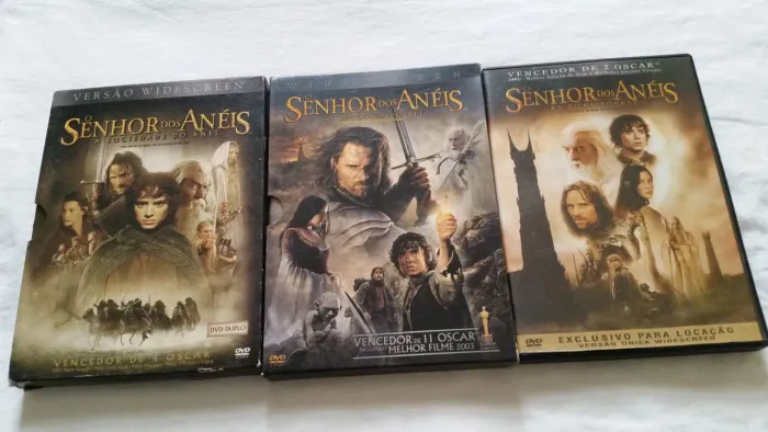 DVDs Senhor dos Anéis