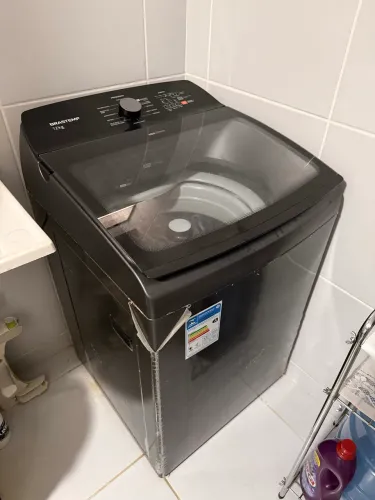 Máquina de lavar Brastemp 12kg inox