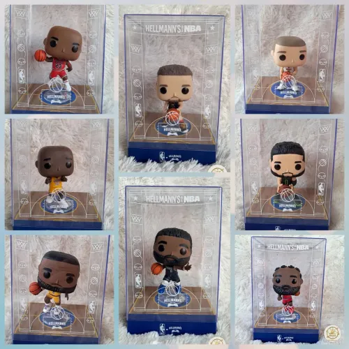 Promoção Kit 8 Funko Pop NBA Original 10cm acompanha caixa de acrílico cada