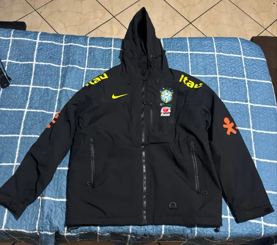 blusa de frio Brasil CBF tipo bobojaco