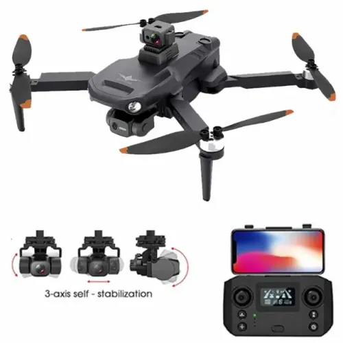 Drone KF106 Max - Câmera 4k Ultra Hd, 3 Km, Gimbal 3 Eixos, Sensor de Colisão