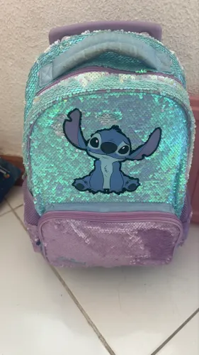 Bolsa escolar stitch 