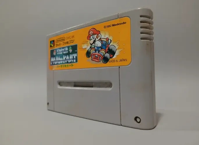 Fita Super Mario Kart Original com Caixa e Manual (JPN)