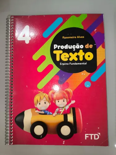 LIVROS DE PRODUÇÃO DE TEXTO 4ª DA FTD - NOVO