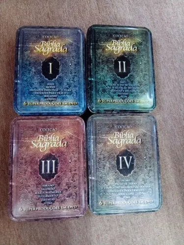 DVDs coleção bíblia sagrada edição em lata