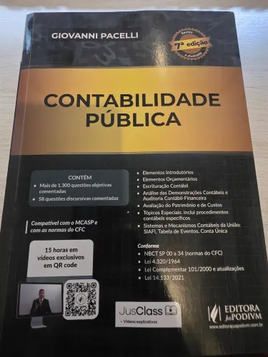 Livro Contabilidade Pública 7ª edição (2026) - Giovanni Pacelli