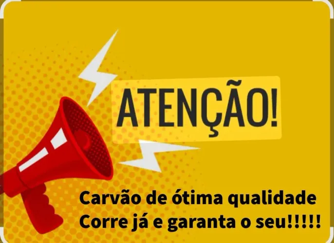 Vende-se carvão saca grande 