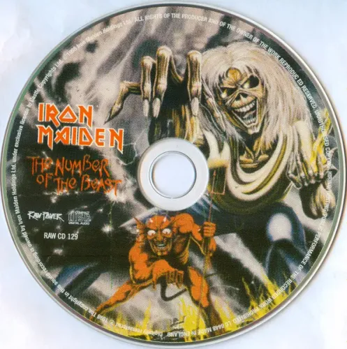 Iron Maiden - The Number Of The Beast - Picture CD