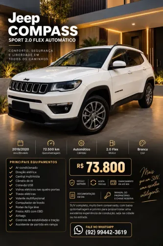 Jeep Compass Sport 2.0 4X2 Flex 16V Aut. 2020