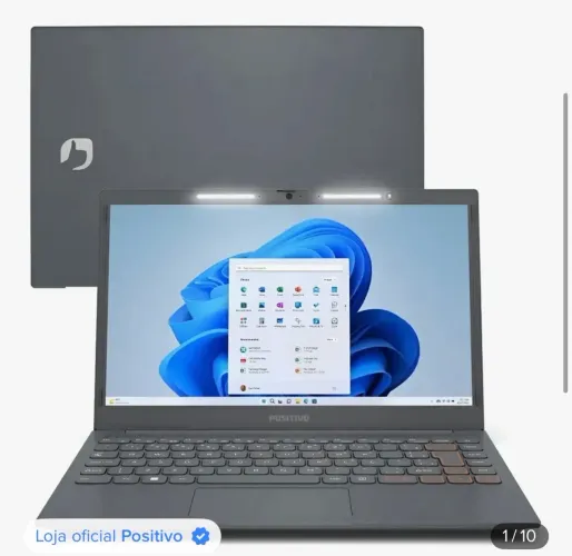 Notebook Positivo Vision C14 8gb 128gb 14 Hd Windows 11 Cinza
