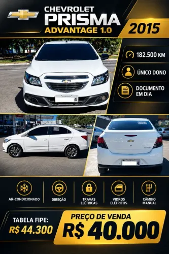Chevrolet Prisma Sed. Advant. 1.0 8V Flexpower 4P 2015