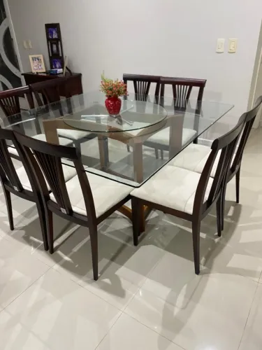 Venda de mesa de vidro