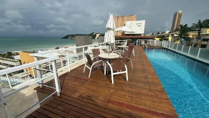 Lindo Apartamento Flat Mobiliado No VIP Praia Hotel em Ponta Negra