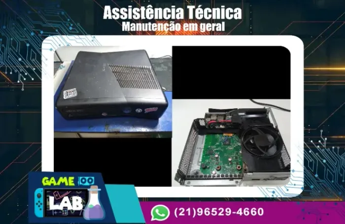 REPARO Xbox 360 (MODELOS SLIM E S.SLIM)