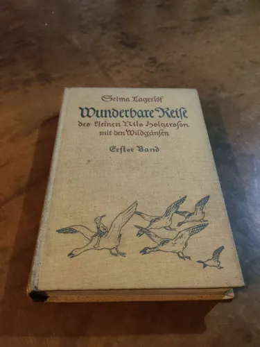 Livro Antigo: Wunderbare Reise des kleinen Nils Holgersson - Selma Lagerlöf