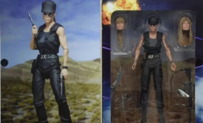 Boneco Sarah Connor original exterminador do futuro neca action figure terminator