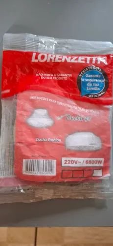Resistência para chuveiro lorenzetti 220v / 6800w