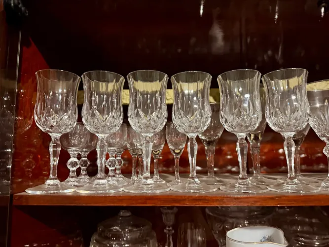 Taça de cristal pequena 12 unidades