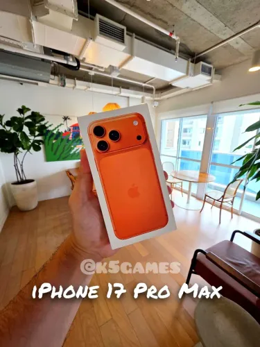 iPhone 17 Pro Max 256GB Laranja Lacrado - RETIRE AGORA ABC SP