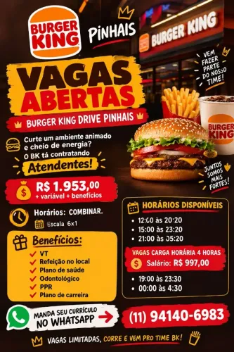 Vagas de emprego 