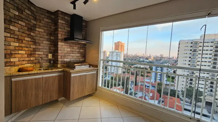 Apartamento de 100 m² com 3 dormitórios, suíte, varanda gourmet e 2 vagas no Mangal | Soro