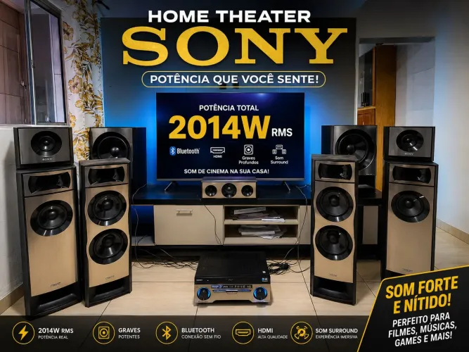 HOME THEATER SONY 2014W RMS ? SOM MUITO POTENTE ?