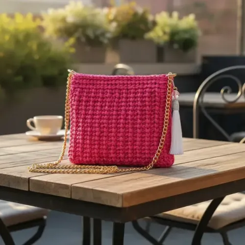 Bolsa de Crochê