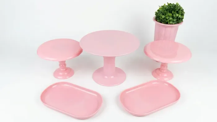 Kit boleira rosa candy bebê
