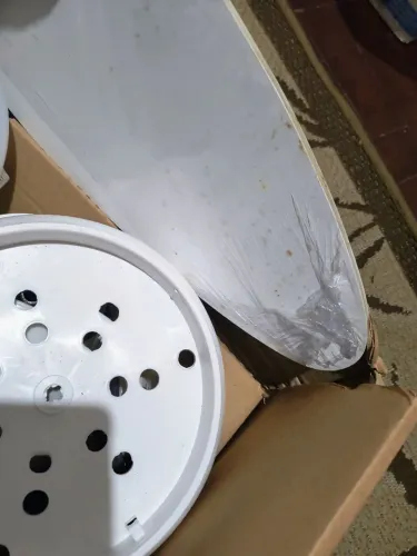 Ventilador de teto Arge Lunar branco - nunca usado