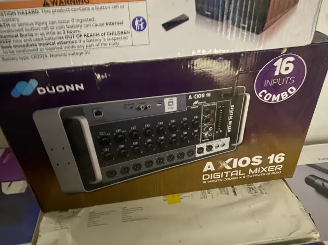 Mesa de som Axios 16 canais Digital Mixer 