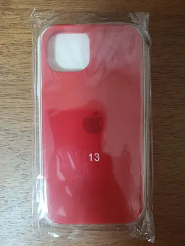 Capinha Silicone Aveludada iPhone 13 Vermelha - Nova Na Embalagem
