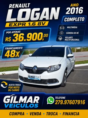 Renault Logan Expression Hi-flex 1.6 8V 4P 2016