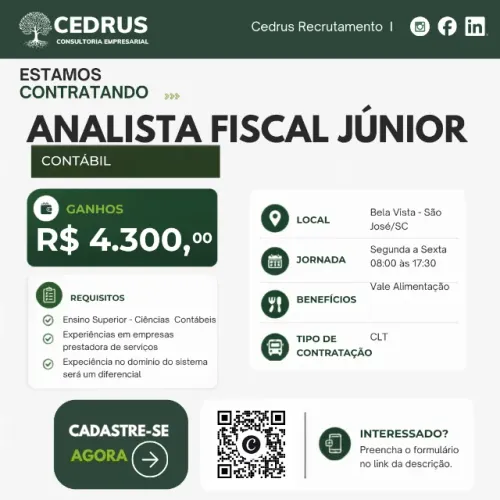 Analista Fiscal Júnior - Contábil