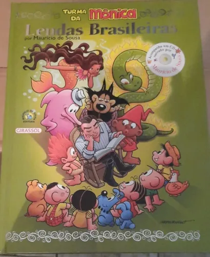 Livro Turma Da Mônica - Lendas Brasileiras (Capa Dura) sem CD