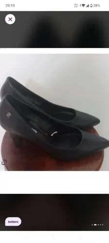 Sapato Bottero preto tam. 34 usado