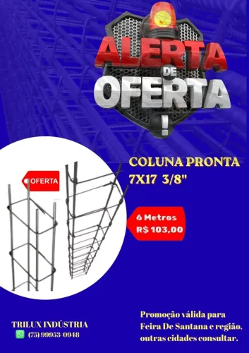 Colunas/ ferragens prontas