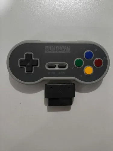Controle 8bitdo SN30 sem fio 2.4GHz para Super Nintendo Famicom
