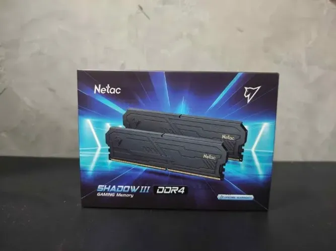 Memória ram ddr4 netac 16gb 2x8gb 3200mhz cl16 [LACRADO]