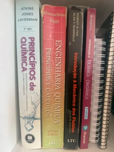 Coleção de Livros de química e eng química