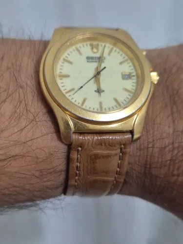Relógio SEIKO KINETIC DOURADO - TODO REVISADO
