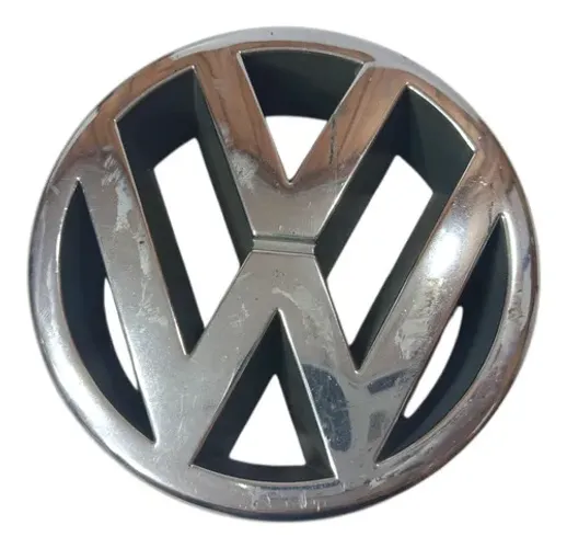 Emblema Grade Dianteira Saveiro Gol Fox 2003 - 2007 Prateado