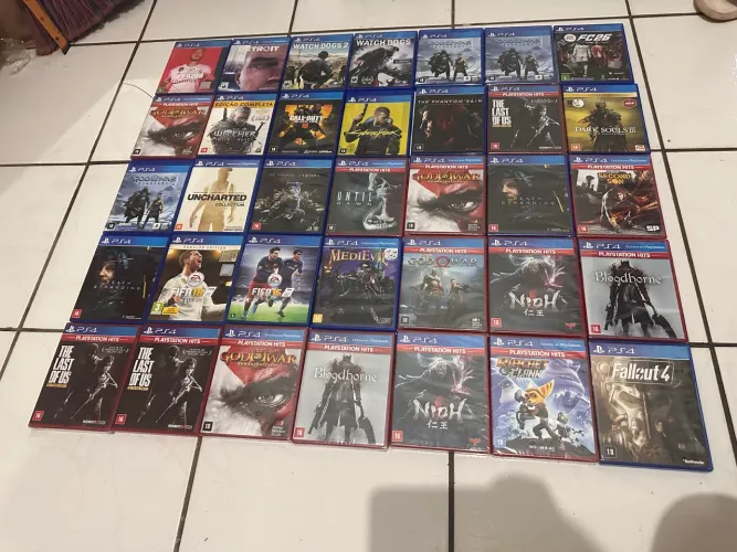 Jogos de ps4 disponíveis ?